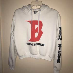 H&M Justin Bieber merch hoodie